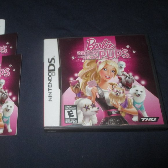 Barbie: Groom and Glam Pups (Nintendo DS, 2010) - Picture 1 of 4
